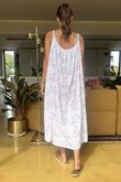 Made in Italy Camellia Midi Sundress White